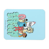 90's Sesamstraat  Surf Magneet (Horizontaal)