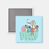 90's Sesamstraat Surf Magneet (Voorkant / Achterkant)