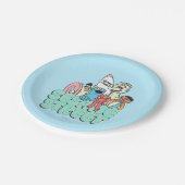 90's Sesamstraat  Surf Papieren Bordje (Gekanteld)