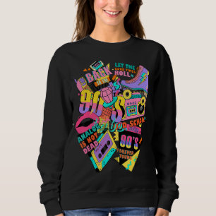 90s Thema Outfit Retro 90s Graphic Trui