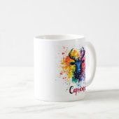 90s Throwback Capricorn: Splatter Paint Mok (Voorkant rechts)