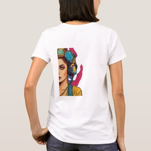 90s Throwback Classic T-shirt (Achterkant)