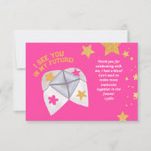 90s Throwback Fortune Party Dank je Bedankkaart (Voorkant)