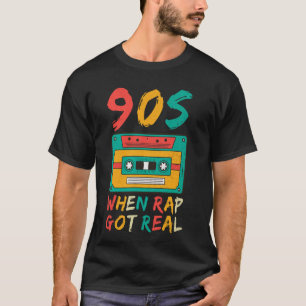 90s Toen Rap kreeg echte 90s Hip Hop T-shirt