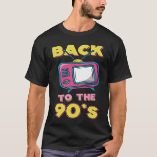 90s-uitgang Terug naar de 90s retro-tv T-shirt
