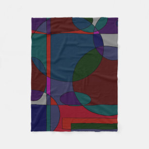 90s Verf Design Fleece Deken