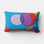 90s Verf Design Kussen (Achterkant)