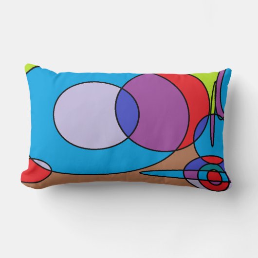 90s Verf Design Kussen (Voorkant)