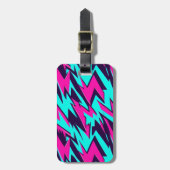 90s Vibe Graffiti Bagagelabel (Voorkant verticaal)