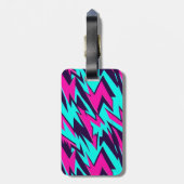 90s Vibe Graffiti Bagagelabel (Achterkant verticaal)