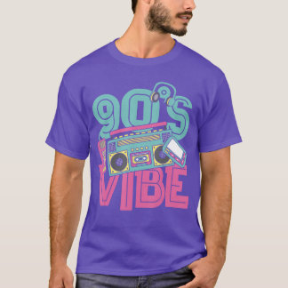 90s Vibe Vintage 1990s Muziek 90s Kostuumfeest Nin T-shirt