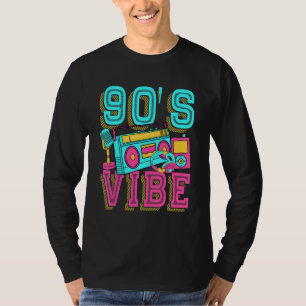 90s Vibe Vintage Jaren 90 Muziek 90s Kostuumfeest T-shirt