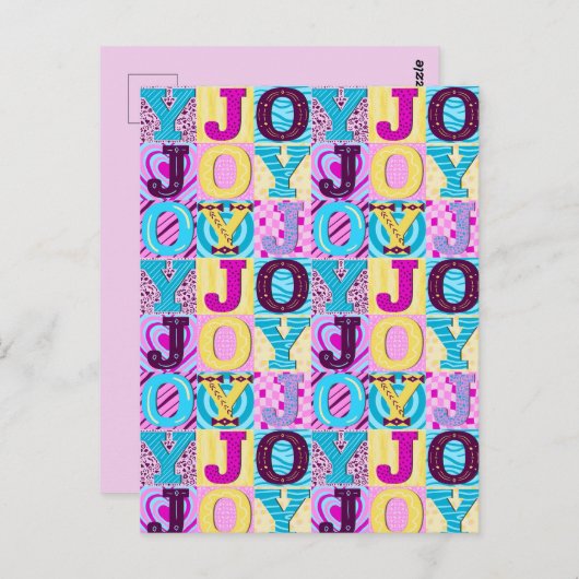 90s Vreugde Briefkaart (Voorkant / Achterkant)