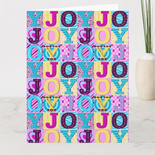 90s Vreugde Kaart (Voorkant)