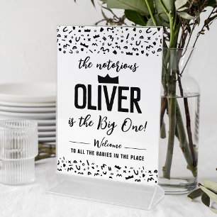 90s Welkomstteken Hip Hop, berucht op een dag Reclamebord Met Voetstuk