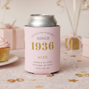 90ste verjaardag 1936 herinnering elegant geperson blikjeskoeler