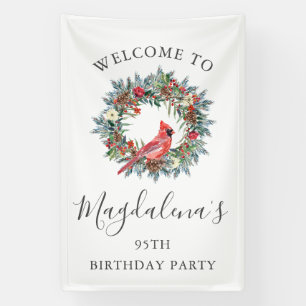 90ste verjaardag banner Rode Kardinaal aangepaste
