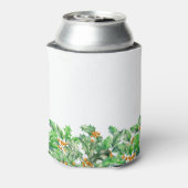 90ste verjaardag Holly December Geboorte Bloem Cus Blikjeskoeler (Blikje Achterkant)