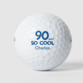 90th Birthday Classic 90 and So Cool Blue Golfballen (Voorkant)