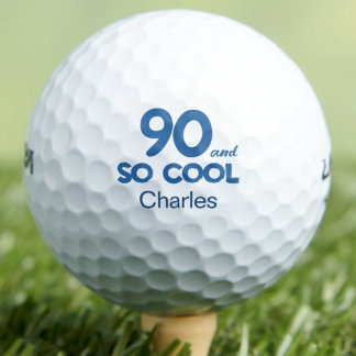 90th Birthday Classic 90 and So Cool Blue Golfballen