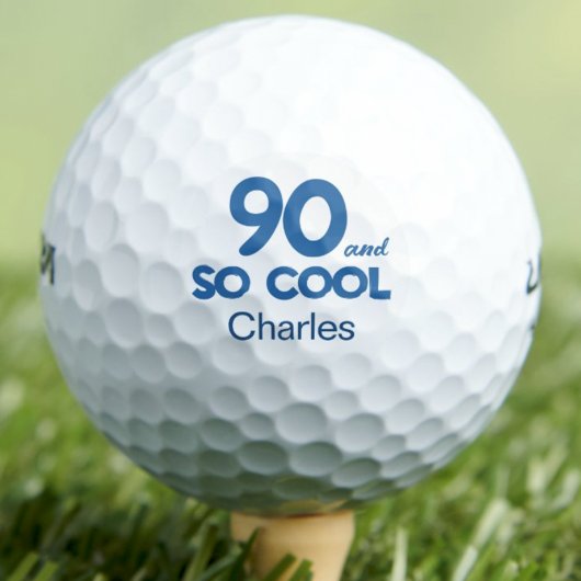 90th Birthday Classic 90 and So Cool Blue Golfballen
