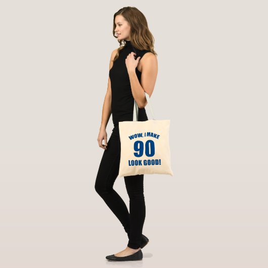 90th Birthday Gag Gift (b) Tote Bag (Voorkant (model))