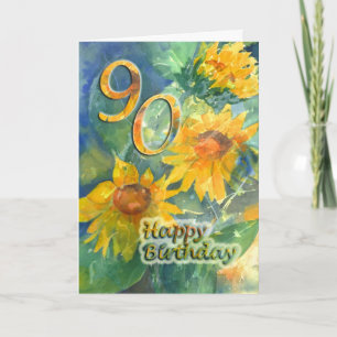 90th Birthday Greeting Card Kaart