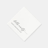 90th Birthday Party Hello 90 Modern Milestone Servet (Hoek)