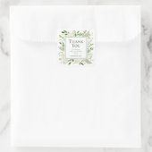 90th Birthday White Hydrangeas Dankuwel Vierkante Sticker (Tas)