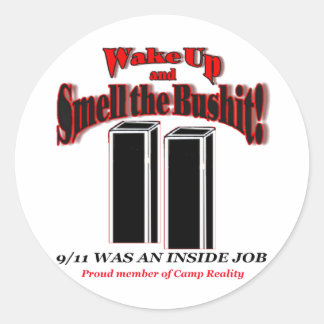 911 Bushit Stickers