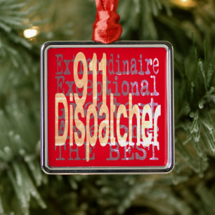 911 Dispatcher Extraordinaire Metalen Ornament