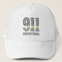 911 Dispatcher USA Flag Thin Yellow Line Emergency