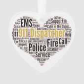 911 Dispatcher Word Cloud (devant)