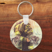 911 Fireman Angels Sleutelhanger (Voorkant)