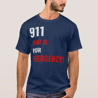 911 Geschenken eerste noodzender T-shirt