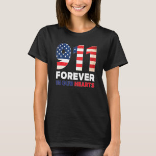 911 Herinnering 11 september T-shirt-Amerikaanse P T-shirt