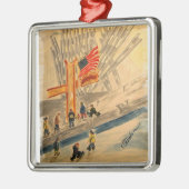 911 Heroes Premium Square Ornament (Links)