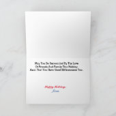 911 kerstkaart voor kerstmis kaart (Binnen)