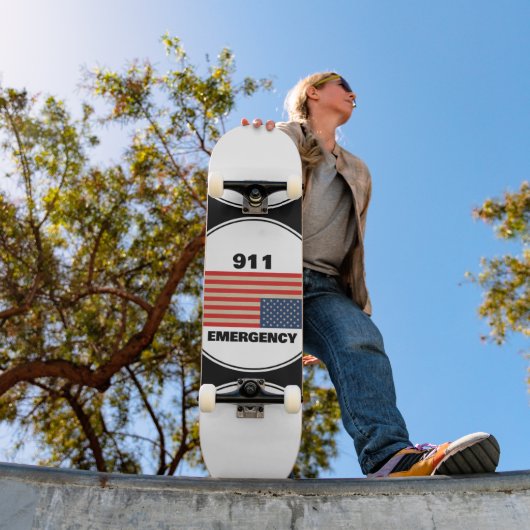 911 Nood Skateboard (Buiten 1)