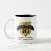 911 Opérateur d'expédition Café Mug personnalisé (Gauche)