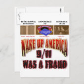 911 Samenzweringskaarten Briefkaart (Voorkant / Achterkant)