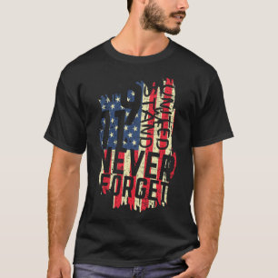 911 Slachtoffers Memorial vlag T-shirt