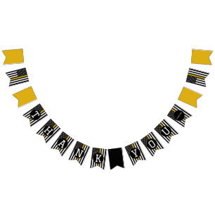 911 Thin Gold Line - Desson Thin Gold Line - Harte Vlaggetjes