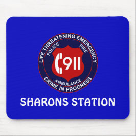 911 Verzender - Call Taker Mousepad Muismat