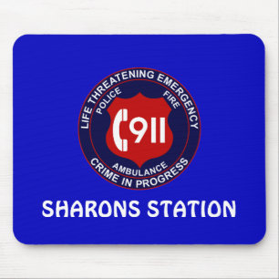 911 Verzender - Call Taker Mousepad Muismat
