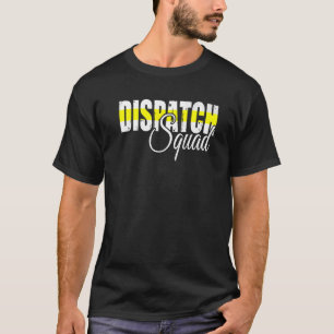 911 Verzender Usa Vlag onder Gele lijn Verzending T-shirt