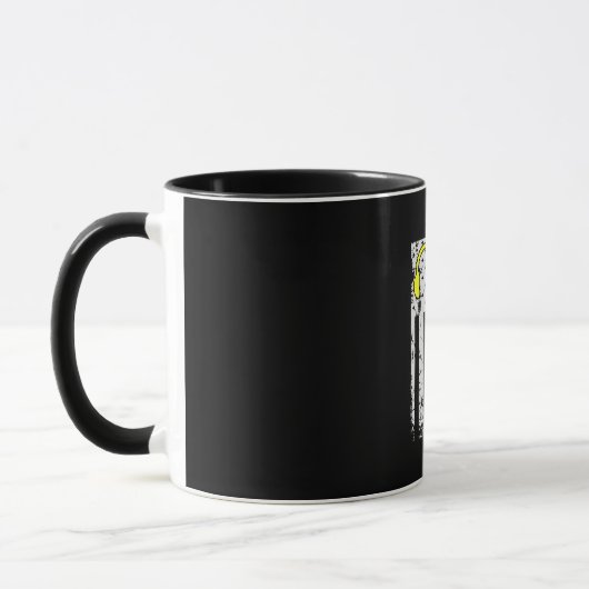 911 Verzendverlener Thin Gold Line Dispatcher Mok (Links)
