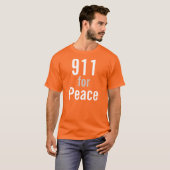 911 voor vrede t-shirt (Voorkant volledig)