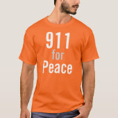 911 voor vrede t-shirt (Voorkant)