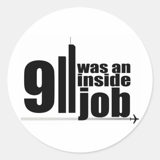 911 was een interne baan ronde sticker (Voorkant)